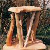 Driftwood stool