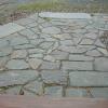 Hand-laid bluestone patio